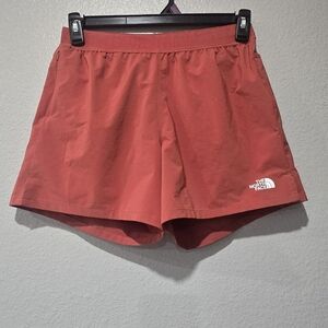 THE NORTH FACE WOMENS SWIM  Rusty orange SHORTS  SIZE MEDIUM
